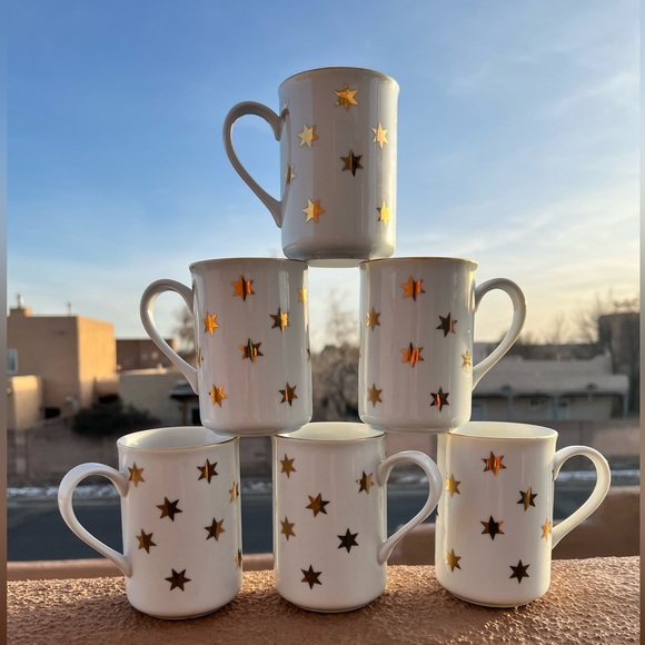 American Atelier | Kitchen | American Atllier Party Time Coffee Mugs 9s ...